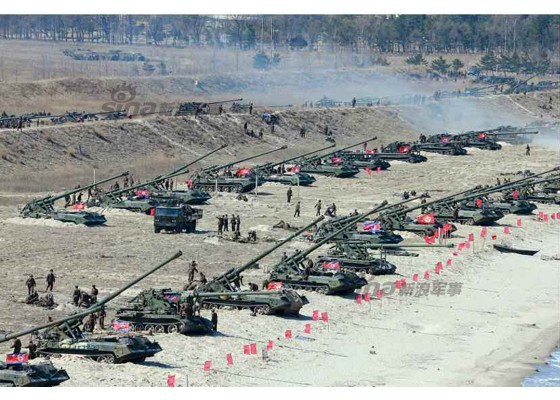 1000 khẩu pháo Triều Tiên đồng loạt khai hỏa - ảnh 12