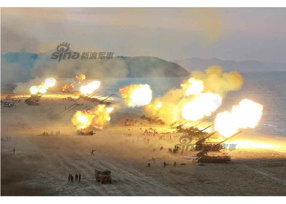 1000 khẩu pháo Triều Tiên đồng loạt khai hỏa - ảnh 14