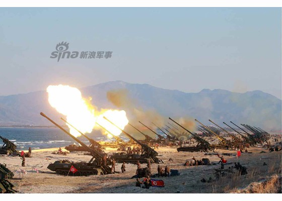 1000 khẩu pháo Triều Tiên đồng loạt khai hỏa - ảnh 7