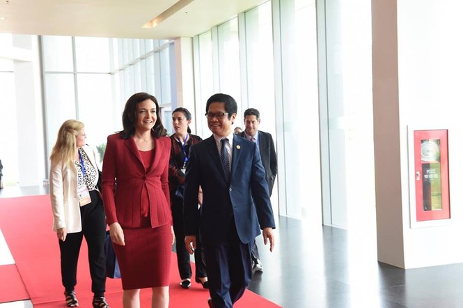‘Bóng hồng’ quyền lực Facebook phát biểu tại APEC CEO Summit - ảnh 1