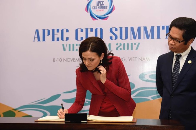 ‘Bóng hồng’ quyền lực Facebook phát biểu tại APEC CEO Summit - ảnh 5