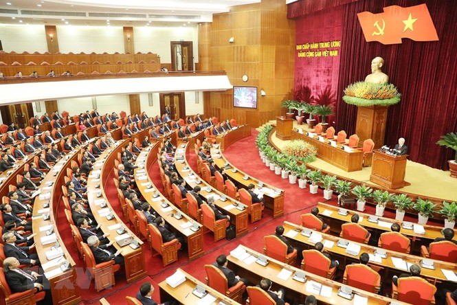 Hình ảnh Bế mạc Hội nghị lần 7 Ban Chấp hành Trung ương Đảng khóa XII - ảnh 5