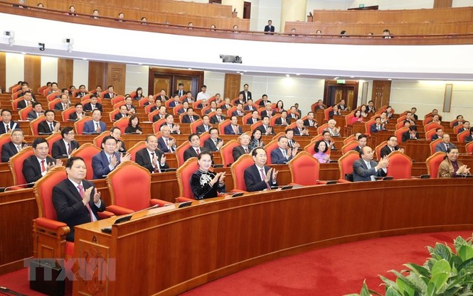 Hình ảnh Bế mạc Hội nghị lần 7 Ban Chấp hành Trung ương Đảng khóa XII - ảnh 7