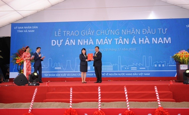 Tân Á Đại Thành khởi công nhà máy thứ 12 tại Hà Nam - ảnh 1