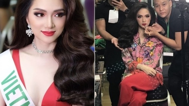 Hương Giang toả sáng như nữ thần trước giờ chung kết HH chuyển giới - ảnh 4