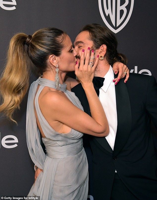 Siêu mẫu Heidi Klum quyến rũ, say đắm ôm hôn tình trẻ ở sự kiện - ảnh 7