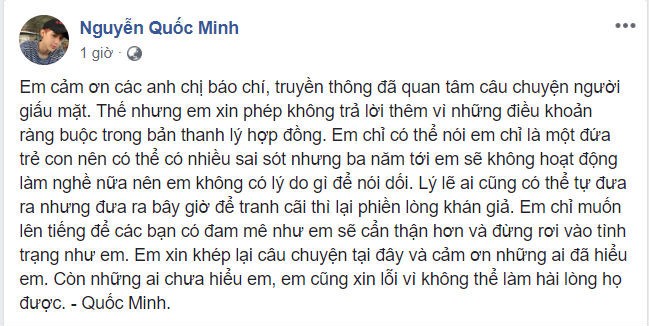 Cựu thành viên Zero 9 thừa nhận là người tố Tăng Nhật Tuệ gạ tình - ảnh 1