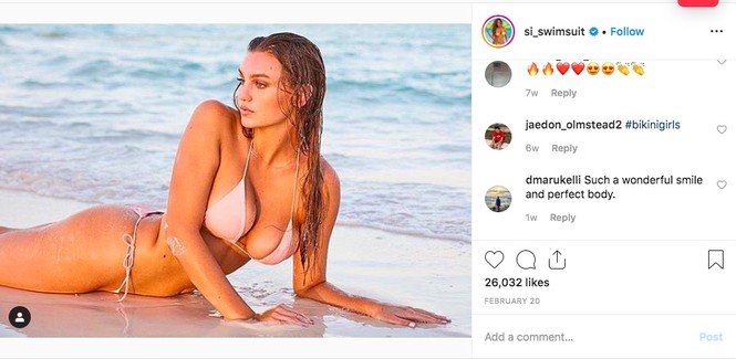 Đường cong 'rực lửa' của tân binh tạp chí áo tắm danh tiếng Sports Illustrated - ảnh 7