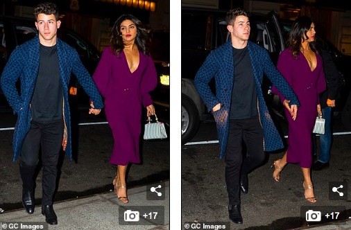 Hoa hậu Priyanka Chopra gợi cảm, tay trong tay bên chồng kém 10 tuổi - ảnh 6