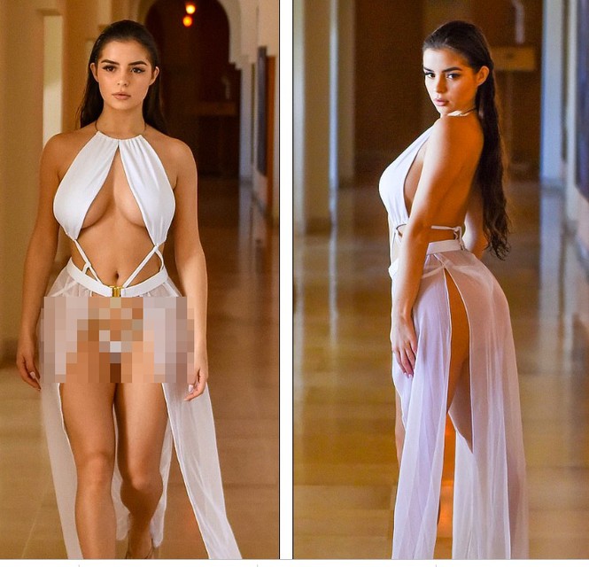 'Bom gợi cảm' nước Anh lại 'gây chao đảo' với bikini bé xíu - ảnh 4
