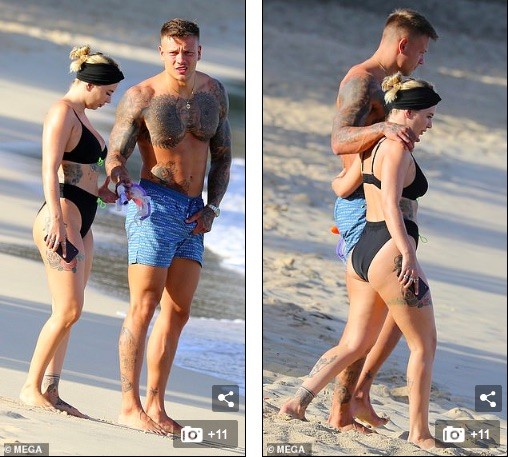 Olivia Buckland nóng bỏng, liên tục tình tứ với chồng ở bãi biển - ảnh 7