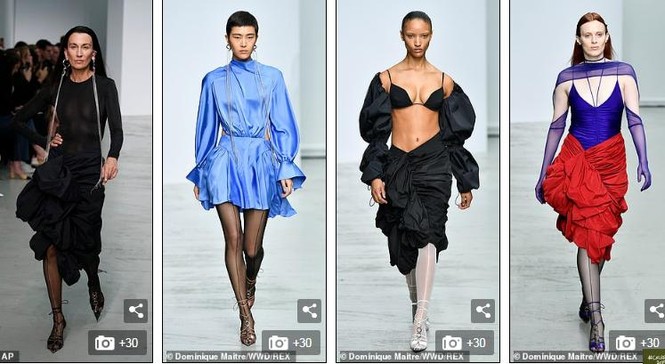Bella Hadid kiêu sa, đẹp như tạc tượng hút mọi ánh nhìn trên đường băng - ảnh 11
