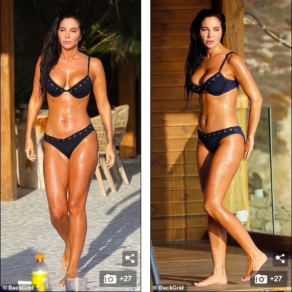 Đường cong 'bỏng rẫy' của nữ giám khảo X-Factor với bikini - ảnh 1