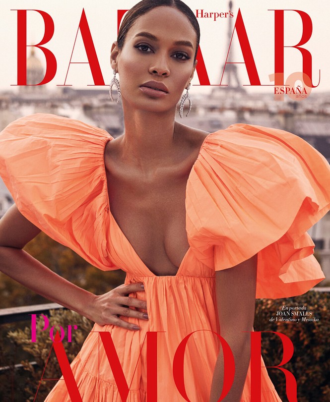 Mê mẩn ngắm Joan Smalls - 'viên ngọc đen' của làng mốt - ảnh 1