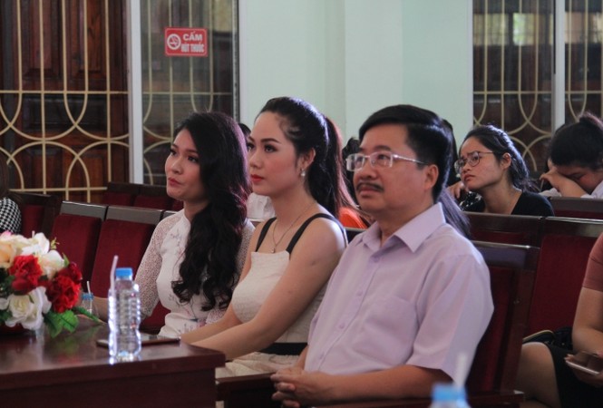 Hoa hậu Việt Nam 2018: tuyển sinh và giao lưu với sinh viên Đại học Hải Phòng - ảnh 2