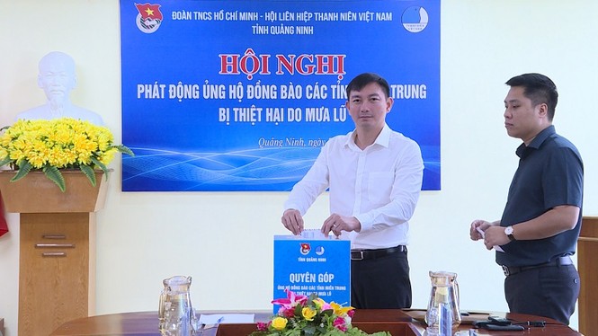 Cơ quan, đoàn thể tỉnh Quảng Ninh vận động ủng hộ miền Trung ruột thịt - ảnh 3