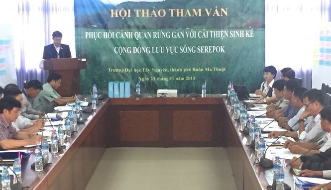 Nhiều thách thức cho việc phục hồi rừng đầu nguồn sông Srêpốk - ảnh 1