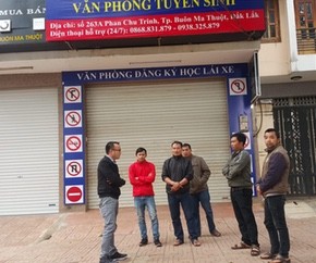Phát hiện trung tâm “mạo danh” trường dạy lái xe công an - ảnh 1