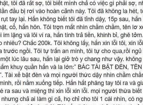 Điều tra nhân viên nhà xe Phương Trang bị tố “sàm sỡ” bé gái 13 tuổi - ảnh 1