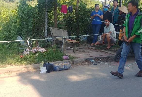 Phát hiện thi thể trẻ sơ sinh bên đường - ảnh 1