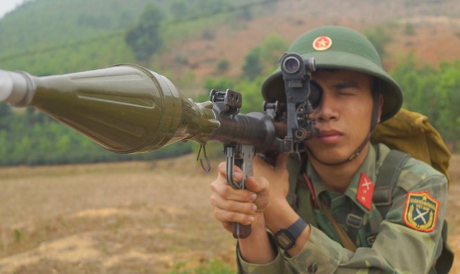 Chiến sĩ Tân Trào trên thao trường nắng gió - ảnh 2