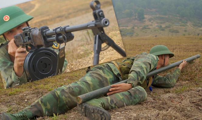 Chiến sĩ Tân Trào trên thao trường nắng gió - ảnh 1