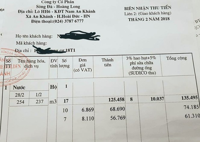 Vụ tiền nước tăng 800%: Dân bức xúc vì phải 'gánh' phụ phí - ảnh 2