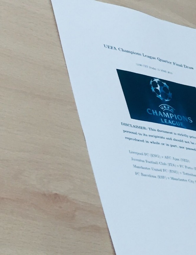 Nghi vấn dàn xếp kết quả bốc thăm tứ kết Champions League - ảnh 1