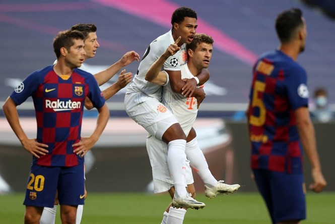 Messi bất lực nhìn Bayern Munich 'hủy diệt' Barca - ảnh 4