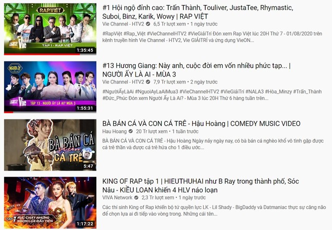 ‘Rap Việt’ soán ngôi vương ‘Người Ấy Là Ai’, dễ dàng hạ bệ ‘King Of Rap’ nhờ có Trấn Thành - ảnh 6 ‘Rap Việt’ soán ngôi vương ‘Người Ấy Là Ai’, dễ dàng hạ bệ ‘King Of Rap’ nhờ có Trấn Thành - ảnh 6