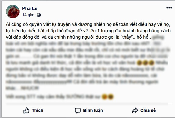 Xoá status 'đá xéo' tình cũ, Pha Lê nói không biết Công Vinh là ai - ảnh 2