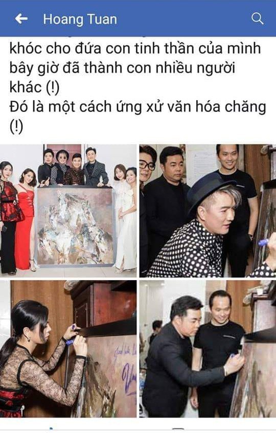 Lệ Quyên, Đàm Vĩnh Hưng ký tên lên tranh, các hoạ sĩ phẫn nộ - ảnh 1