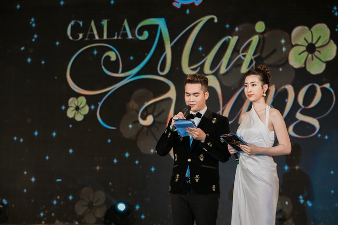 Hoa hậu Mỹ Linh làm MC trong chương trình chào xuân cho công nhân - ảnh 2