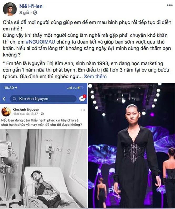 Bật khóc với lời tạm biệt của H'Hen Niê và sao Việt dành cho người mẫu Kim Anh - ảnh 2