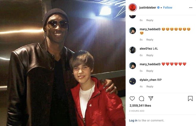 Sao quốc tế sốc khi huyền thoại bóng rổ Kobe Bryant và con gái qua đời - ảnh 1