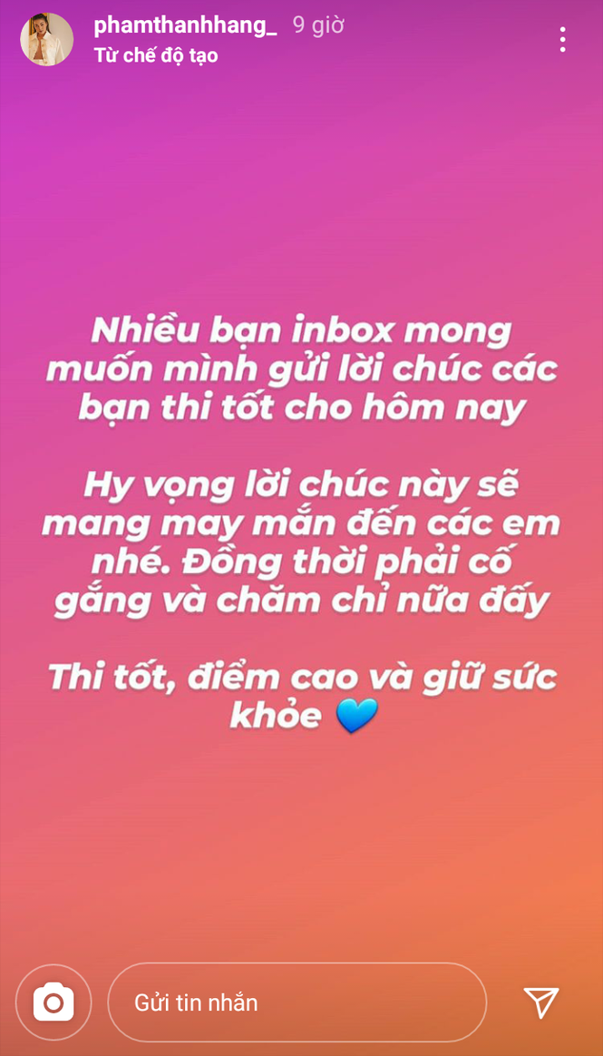 Sao Việt gửi lời chúc đặc biệt tới các sĩ tử trước kỳ thi THPT lịch sử do COVID-19 - ảnh 1