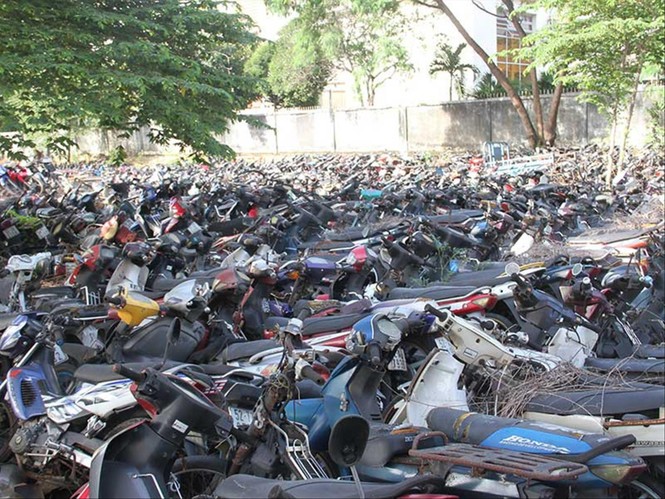 Chậm xử lý, đấu giá: Hàng vạn ô tô, xe máy nguy cơ thành sắt vụn! - ảnh 2