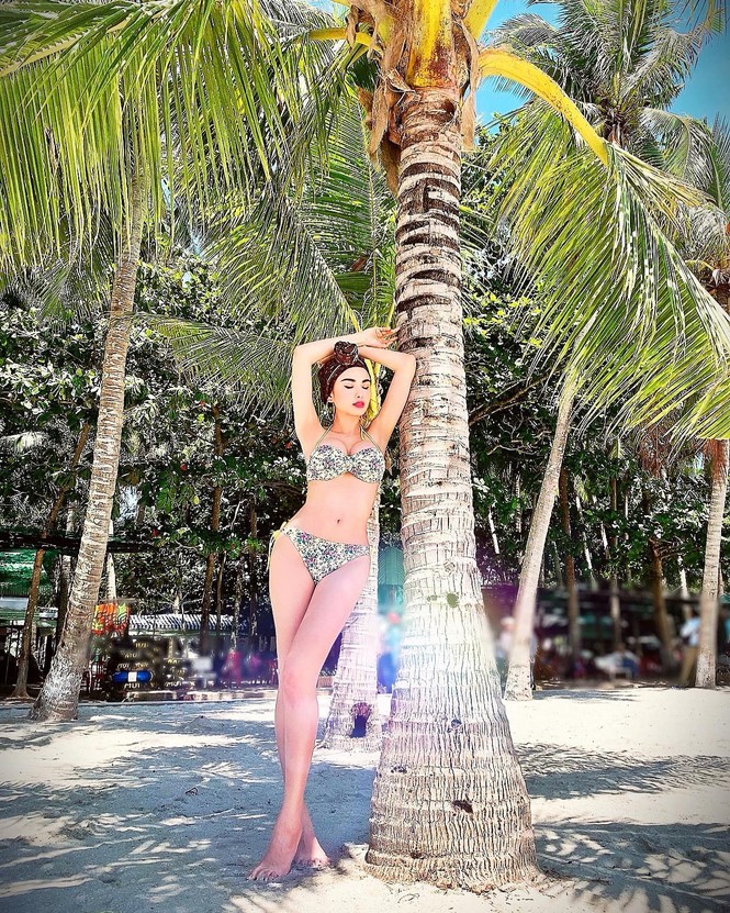 Hoa hậu Diễm Hương tung loạt ảnh bikini đốt mắt khán giả - ảnh 3 Hoa hậu Diễm Hương tung loạt ảnh bikini đốt mắt khán giả - ảnh 3