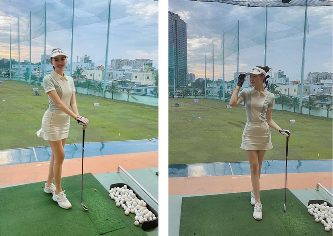 Dàn hoa hậu Việt nô nức 'nhập hội' chơi golf - ảnh 8