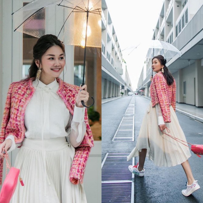 Tóc Tiên khoe street style với túi hiệu, Quỳnh Anh Shyn - Khánh Linh 'đụng hàng' - ảnh 7