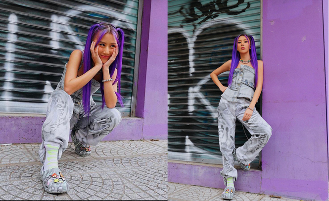 Mix & Phối - Miu Lê diện váy ngắn sexy, Amee biến hóa áo khoác thành chân váy cực cá tính - chanvaydep.net 7 Miu Lê diện váy ngắn sexy, Amee biến hóa áo khoác thành chân váy cực cá tính - ảnh 5