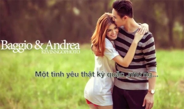 Chuyện tình giữa Baggio và Andera có lẽ là sóng gió hơn cả. Tháng 6 năm 2012, sau hàng loạt những hình ảnh tình tứ quá đà của Andera và Baggio được