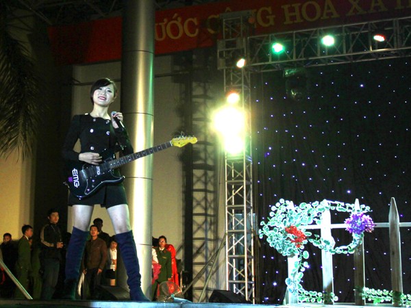 Thí sinh Ngô Thị Thủy trong vở kịch