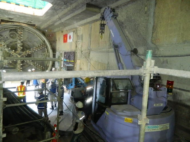 Hầm Metro Sài Gòn đã thông - ảnh 1