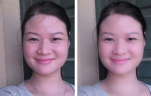 Nhan sắc thiếu nữ trước và sau khi dùng Camera 360 - ảnh 3