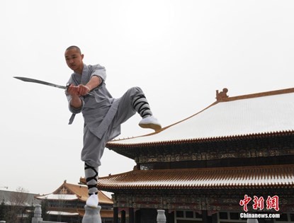 Võ tăng Thiếu Lâm trần mình luyện công giữa trời tuyết - ảnh 10