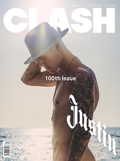 Justin Bieber khỏa thân khoe hình xăm - ảnh 1