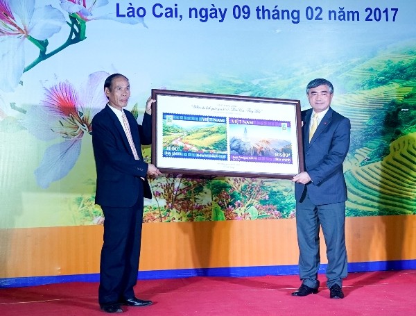 Phát hành đặc biệt bộ tem bưu chính “Năm du lịch quốc gia 2017 – Lào Cai – Tây Bắc” - ảnh 2