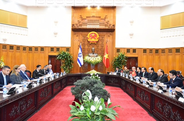 Thủ tướng Nguyễn Xuân Phúc hội kiến Tổng thống Israel - ảnh 3