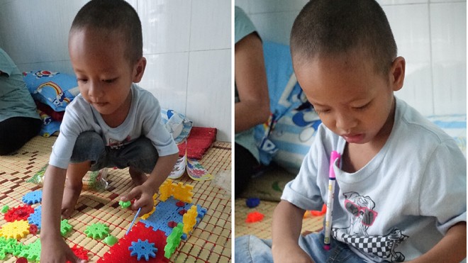 Cuộc sống bé Đạt 'xếp dép' đầy ắp niềm vui từ căn phòng trọ nhỏ - ảnh 6
